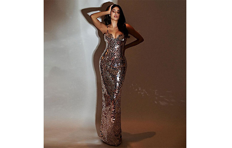 সোশ্যাল মিডিয়ায় ভাইরাল জাহ্নবীর ছবি। ছবি: সংগৃহীত