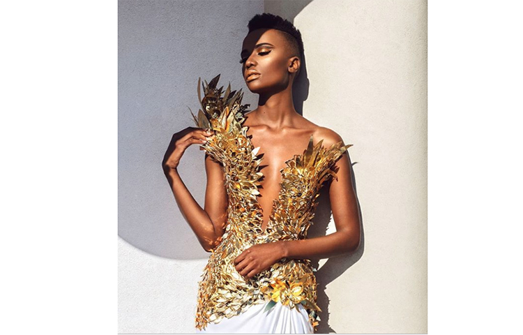 একটি অনুষ্ঠানের জন্য তুনজির সাজ।