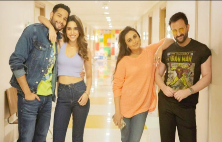 আসছে ২৩ এপ্রিল মুক্তি পাবে ‘বান্টি অউর বাবলি-২’। ছবিতে দেখা যাবে রানি মুখার্জি, সাইফ আলি খান, সিদ্ধান্ত চতুর্বেদী এবং নবাগতা শর্বরীকে। ছবিটির পরিচালনা করেছেন বরুণ ভি ভর্মা। প্রযোজনায় আদিত্য চোপড়ার যশরাজ ফিল্মস। ছবি: সংগৃহীত