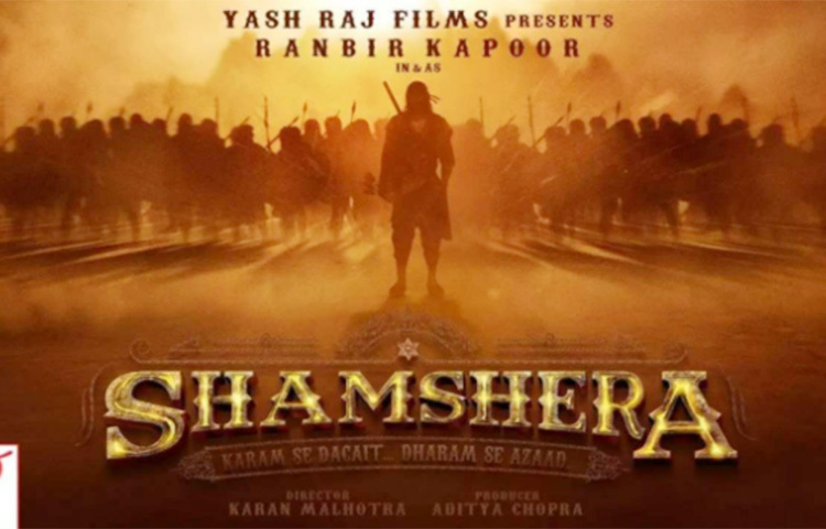রণবীর কাপুর, বাণী কাপুর, সঞ্জয় দত্ত অভিনীত ‘শামশেরা’ মুক্তি পাচ্ছে এবছরের ২৫ জুন। ছবিটি পরিচালনা করছেন করণ মালহোত্রা। প্রযোজনায় আদিত্য চোপড়ার যশরাজ ফিল্মস। ছবি: সংগৃহীত