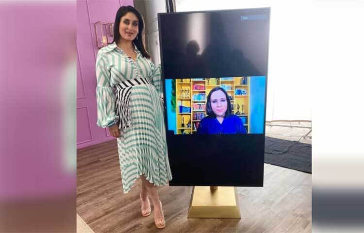 দুর্দান্ত পোশাকে কারিনা অন্যরকম লাগছে তাকে। ছবি: ইনস্টাগ্রাম