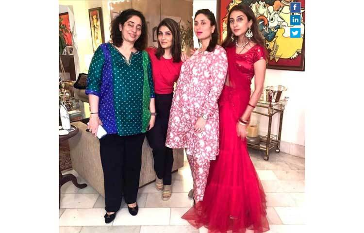 ম্যাচিং পোশাকে আকর্ষণীয় লাগছে কারিনাকে। ছবি: ইনস্টাগ্রাম