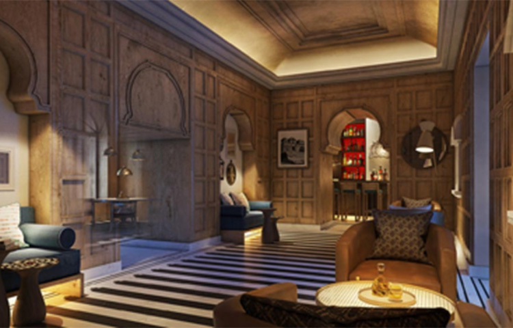 রিসোর্টের ভিতরে তিনটি রেস্তরাঁ রয়েছে। দু’টি সুইমিং পুল এবং স্পা রয়েছে। রয়েছে একটি পানশালাও। ছবি: সংগৃহীত