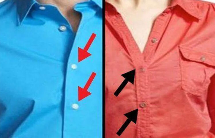 ঘোড়ায় চড়াও কারণ নারীরে শার্টের বাঁ দিকে বোতাম থাকার অন্যতম কারণ বলে জানা যায়। কথিত আছে, আগের যুগে নারীরা উভয় পা একই পাশে ঝুলিয়ে ঘোড়ায় চড়তেন। এ অবস্থায় বাঁ দিকে বোতাম রাখা হলে, বাতাস তার শার্টের ভিতরে নিয়ে যেত এবং বিপরীত দিকে এগোতে সহায়তা করত। এছাড়া কোনো কোনো বিশেষজ্ঞ বলছেন, নারী ও পুরুষের পোশাকের মধ্যে পার্থক্য তৈরি করতেও তাদের শার্টের বোতামগুলো ভিন্ন ভিন্ন দিকে লাগানো হত। ছবি: সংগৃহীত