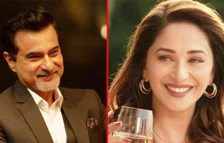 প্রায় ২৫ বছর পর পর্দায় ফিরেছে সেই পুরনো জুটি- মাধুরী দীক্ষিত এবং সঞ্জয় কাপুর। সেই ১৯৯৭ সালে তাদের ‘মহব্বত’ দেখা গিয়েছিল। সেটি মুখ থুবড়ে পড়লেও তার আগে ‘রাজা’-র কথা এখনও অনেকেই ভুলতে পারেননি। ছবি: সংগৃহীত