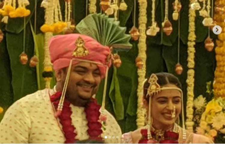 বিয়ের সাজে নেহা-শার্দুল।