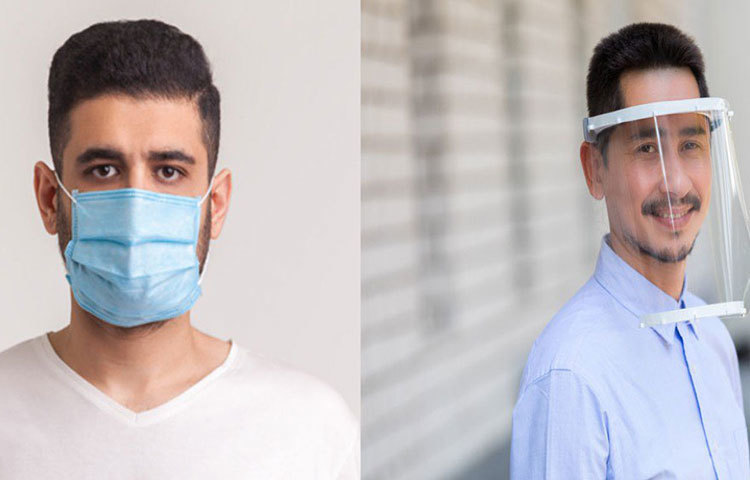 কোভিডের গ্রাফ ক্রমেই ঊর্ধমুখী। এর মধ্যেই যেতে হচ্ছে অফিস-আদালত। বাসে-গাড়িতে রাস্তায় সামাজিক দূরত্বের মাপকাঠি বজায় থাকছে না বললেই চলে। তার উপর বিশ্বস্বাস্থ্য সংস্থা থেকে জানানো হল, করোনাভাইরাসের মারণক্ষমতা কমেনি একটুও। কাজেই খুব সতর্ক থাকতে হবে। শুধু মাস্ক পরলেই কি হবে? না কি পরতে হবে ফেস শিল্ডও? এই নিয়ে সংশয়ে অনেকেই।