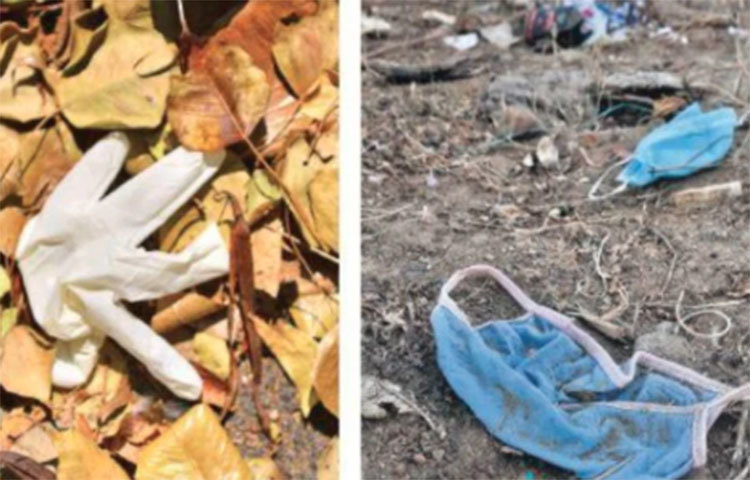 বারবার সতর্ক করা সত্তে¡বও কিছু মানুষ কিছুতেই সতর্ক হয়নি। লকডাউনের জেরে পরিবেশ আগের থেকে অনেকটাই দূষণমুক্ত হয়েছিল। কিন্তু এর মধ্যেই কিছু মানুষের গাফলতি নতুন করে বড় বিপদ ডেকে আনবে। করোনার হাত থেকে বাঁচতে মানুষের ব্যবহার করা মাস্ক, গ্লাভস, পিপিই কিট ভেসে বেড়াচ্ছে সমুদ্রের পানিতে। এর থেকে যেমন করোনা ছড়ানোর সম্ভাবনা বাড়ল, তেমনই এইসব জিনিস আগামী ৪৫০ বছর ধরে সমুদ্রে দূষণ ছড়াবে বলে মনে করছে বিশেষজ্ঞরা।