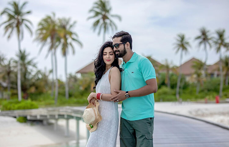 মালদ্বীপে ভ্রমণের আকর্ষণীয় ছবিগুলো মিম তার ভক্তদের জন্য প্রকাশ করছেন। ছবি: ফেসবুক