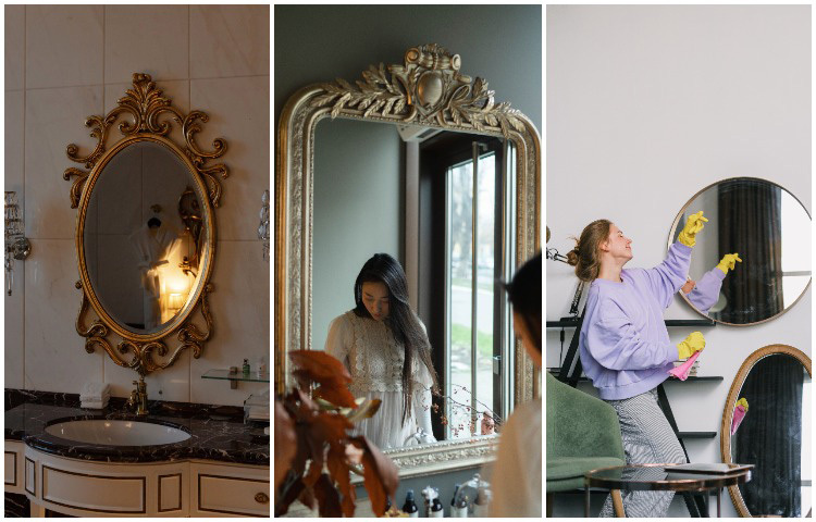 পুরনো খবরের কাগজ পানিতে ভিজিয়ে তা দিয়েও আয়না মুছে নিতে পারেন। এইভাবে আয়নার পাশাপাশি কাচের অন্য জিনিসও পরিষ্কার করতে পারেন। কাচের সেন্টার টেবল, ডাইনিং টেবল বা দরজা, জানালাও পরিষ্কার করে নিতে পারেন। ছবি: সংগৃহীত