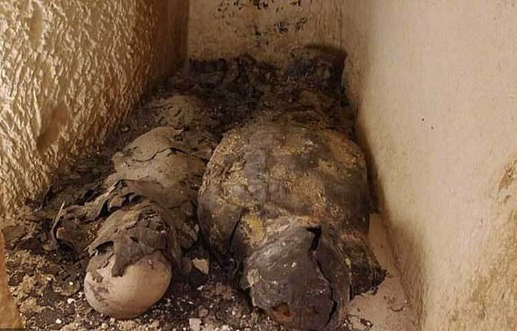 পরলোকে তার সঙ্গে কথা বলার জন্য মৃত ব্যক্তির মুখে সোনার জিহ্বাটি বসানো হয়েছিল বলে মনে করছেন প্রত্নতত্ত্বিদরা। তাদের ধারণা, মৃতদেহটি সংরক্ষণের জন্য যখন মোমের প্রলেপ লাগানো হচ্ছিল, সেই সময় আসল জিহ্বাটি বাদ দিয়ে সোনার জিহ্বাটি বসানো হয়। ছবি: সংগৃহীত