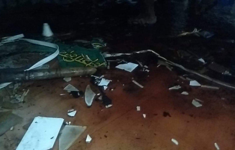 এসি বিস্ফোরণের পরের দৃশ্য।