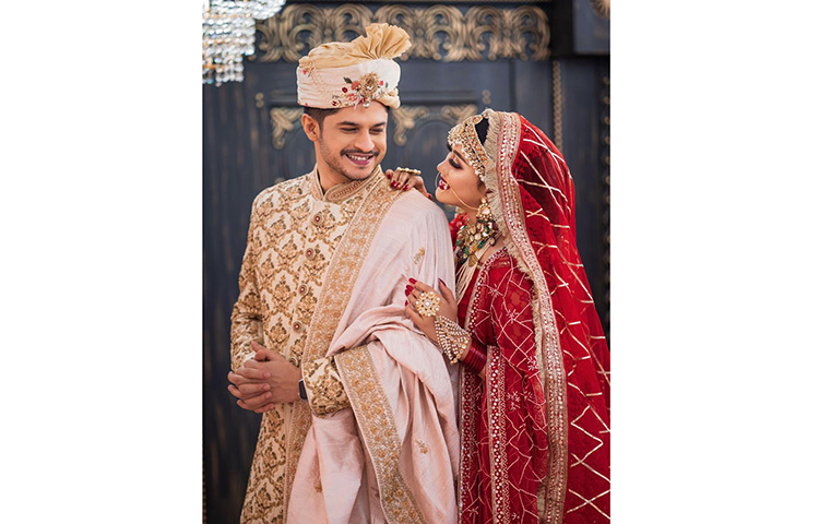 হাস্যোজ্জ্বল নিলয়-তাবাসসুম। ছবি: ফেসবুক