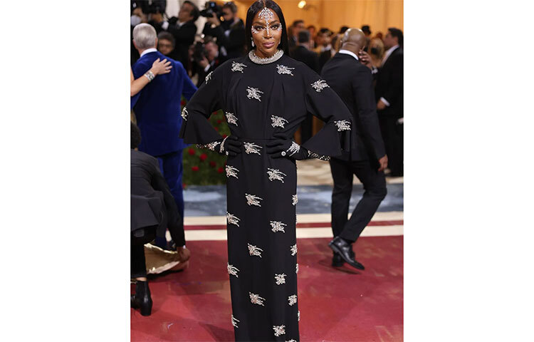 ২০২২ সালের মেট গালায় নাওমির লুক। ছবি: সংগৃহীত