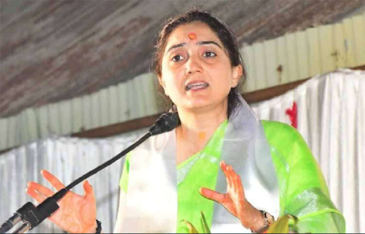 ২০০৮ সালের নভেম্বরে সংসদ হামলায় অভিযুক্ত এসএআর গিলানিকে হেনস্থা করার অভিযোগ ওঠে এই বিজেপি নেত্রীর বিরুদ্ধে। পরে অবশ্য আদালতে বেকসুর খালাস পেয়ে যান। ছবি: সংগৃহীত