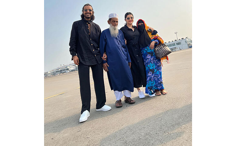 হযরত শাহজালাল আন্তর্জাতিক বিমানবন্দরে পরীমনি। এ ছবি পোস্ট করে পরীমিন ক্যাপশনে লিখেছেন ‘ঈদ ভ্যাকেশন’। ছবি: ফেসবুক