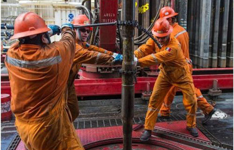 গ্যাস  কিংবা তেলের খনির কাজ।