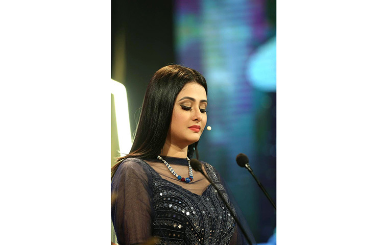 এমন আকর্ষণীয় ছবি প্রকাশ করে পূর্ণিমা ভক্তদের প্রশংসা কুড়াচ্ছেন। ছবি: ফেসবুক