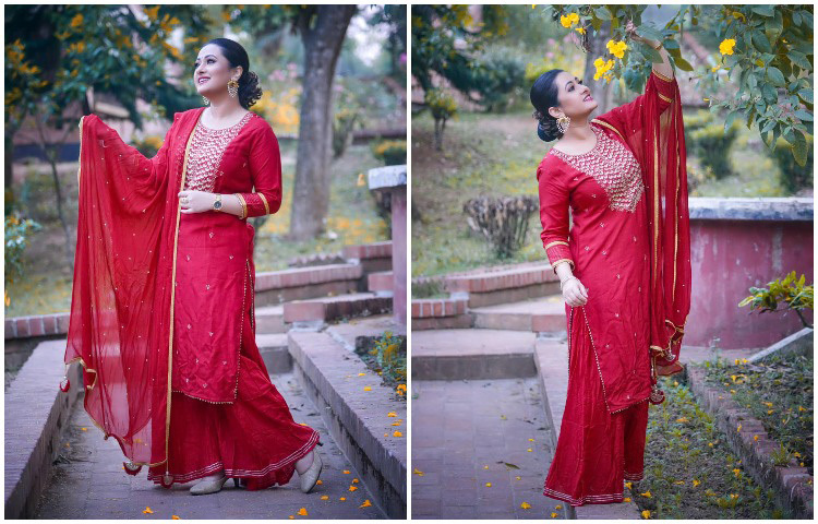 প্রতিটি উৎসবেই পূর্ণিমা তার ভক্তদের ফেসবুকে শুভেচ্ছা জানান। ছবি: সংগৃহীত