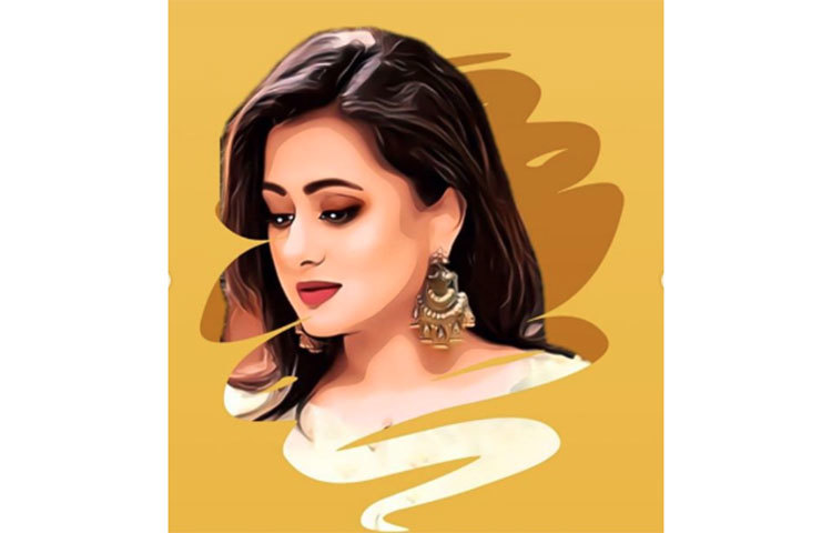 ফটো ল্যাব পিকচার এডিটর দিয়ে সবার মত নিজের ছবি দিয়ে সবার মত বদলে গেলেন পূর্ণিমা। ছবি: ইনস্টাগ্রাম