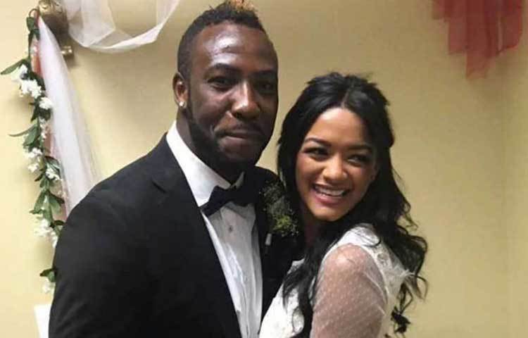 ডমিনিক্যান রিপাবলিক-এর জনপ্রিয় মডেল জ্যাসিম লরার সঙ্গে ২০১৬ সালে বিয়ে হয়েছিল রাসেলের।