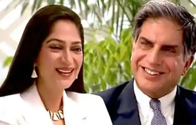 রতন টাটার সঙ্গে সম্পর্কে জড়িয়েছিলেন বলে জানিয়েছিলেন অভিনেত্রী সিমি গরেওয়ালও। রতন টাটাকে নিয়ে তৈরি একটি তথ্যচিত্রে সম্পর্কের কথা খোলামেলা  করে জানিয়েছেন। সিমির একটি চ্যাট শো-তেও হাজির হন রতন টাটা। ছবি: সংগৃহীত