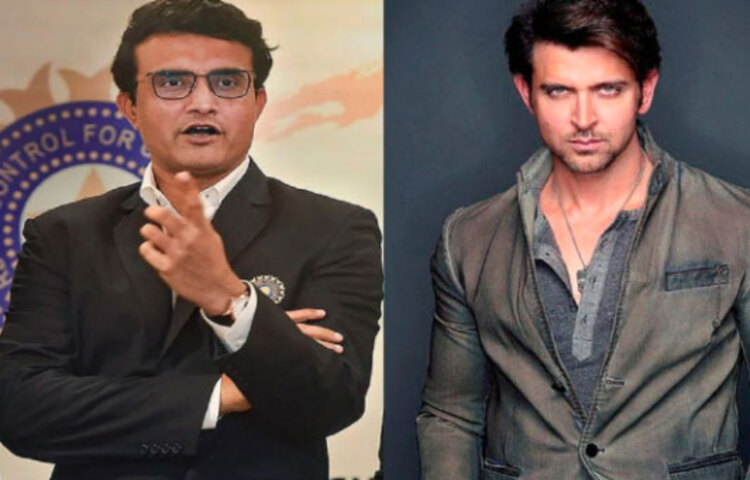 সৌরভের বায়োপিকেও সেই রকমই একজন অভিনেতার দৌড়ে এগিয়ে হৃত্বিক রোশন।