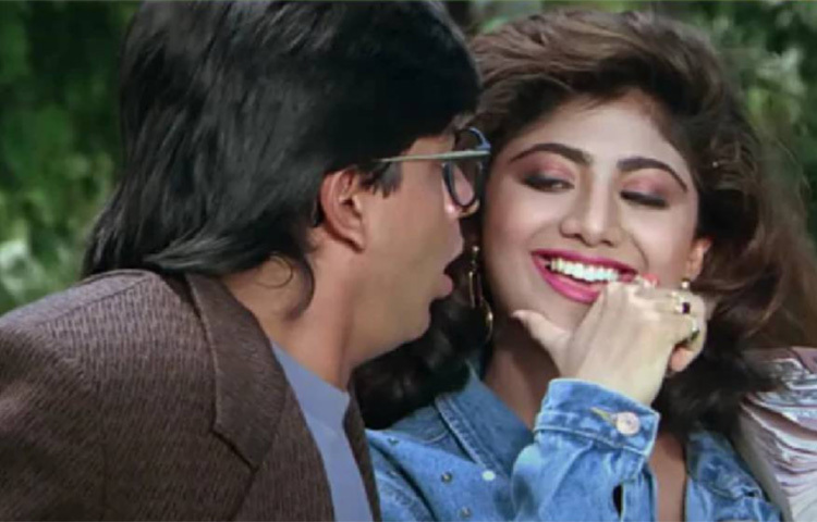 পুরোনো শিল্পা খানিকটা অন্যরকম। বর্তমানের নজরকাড়া চেহারার সঙ্গে যেন বেশ অমিল। ছবি: সংগৃহীত