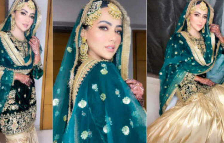 সানা খান বিয়ের পর ধর্মীয় রীতি-নীতি মেনে চলতে মনোযোগী হয়েছেন। বিয়ের পর তিনি বলেন ‘হালাল ভালোবাসা এত সুন্দর আগে বুঝতে পারেননি’। ছবি: সংগৃহীত