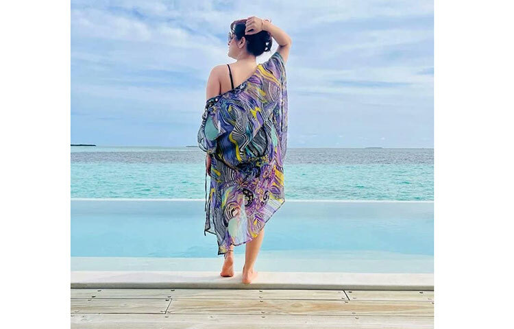 মালদ্বীপের সমুদ্রসৈকতে শ্রাবন্তী। জানা গেছে সেখানে তিনি ছুটি কাটাতে গিয়েছেন। ছবি: সংগৃহীত