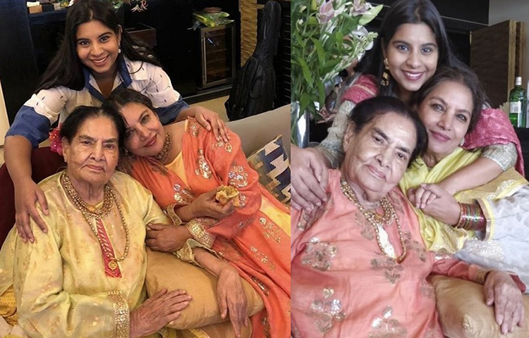 শাবানা আজমির মা সউকত কাইফি ছিলেন একজন অভিনত্রেী।