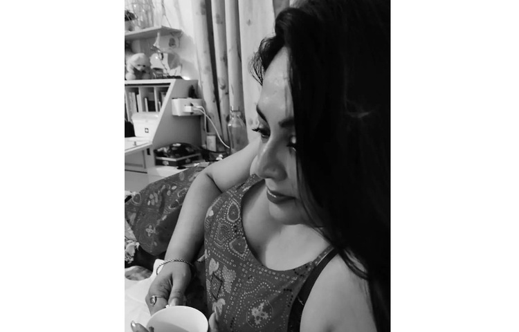 সাদা-কালো দুনিয়ার শ্রীলেখা। ছবি: ইনস্টাগ্রাম