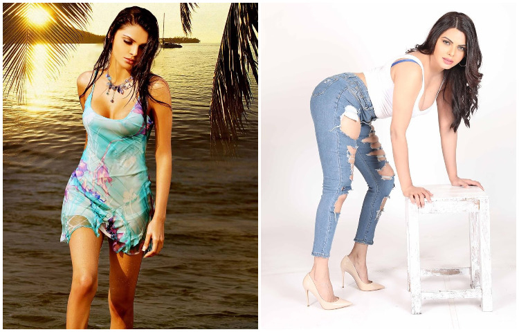 ফটোশুটের সময় সারলিন।