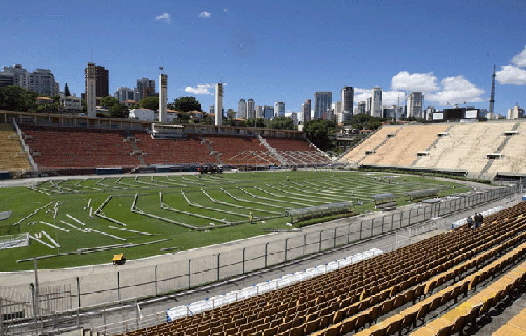 করোনা প্রতিরোধে এভাবেই করিন্থিয়ান্স, স্যান্টোস ক্লাব স্টেডিয়াম ছেড়ে দিয়েছে করণ আক্রান্তদের জন্য।