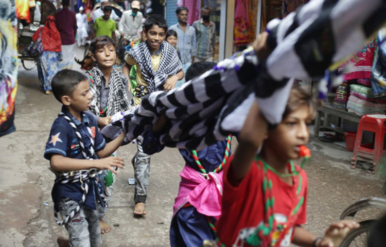 এদিকে করোনার কারণে রাজধানীতে তাজিয়া মিছিল নিষিদ্ধ করা হয়েছে। ছবি: মাহবুব আলম