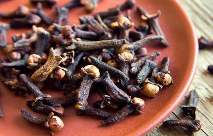 একটি পাত্রে নারকেল তেলের মধ্যে বেশ কিছুটা লবঙ্গের গুঁড়ো মিশিয়ে নিন। ভালো করে মিশিয়ে, ব্রাশের সাহায্যে এই মিশ্রণ আক্রান্ত স্থানে লাগান। দিনে তিনবার এমনটা করলে অনেকটা আরাম পাবেন। লবঙ্গে রয়েছে ইউজিনল যা দাঁতের ব্যথা সহজেই কমায়। ছবি: সংগৃহীত