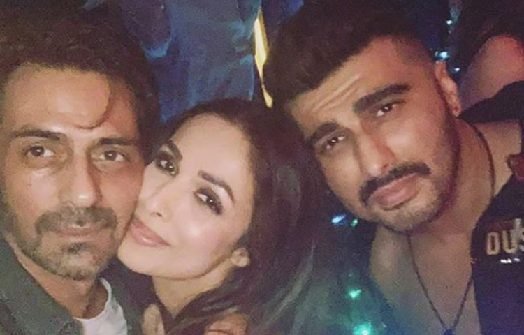 অর্জুন রামপাল এবং অর্জুন কাপুরের সঙ্গে মালাইকা অরোরা।