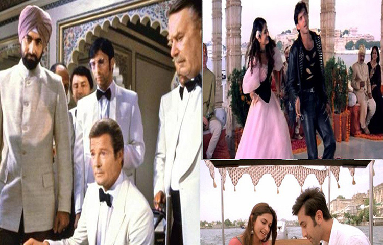 অপরূপ ও রাজকীয় পরিবেশের জন্য এই প্রাসাদে বহু হিন্দি ও ইংরেজি ছবির শুটি হয়েছে। সেগুলোর মধ্যে অন্যতম ‘গাইড’, ‘রামলীলা’, ‘মেরা সায়া’, ‘ইয়াদে’, ‘ইয়ে জওয়ানি হ্যায় দিওয়ানি’, ‘হিট অ্যান্ড ডাস্ট’ এবং জেমস বন্ড সিরিজের ‘অক্টোপুসি’।