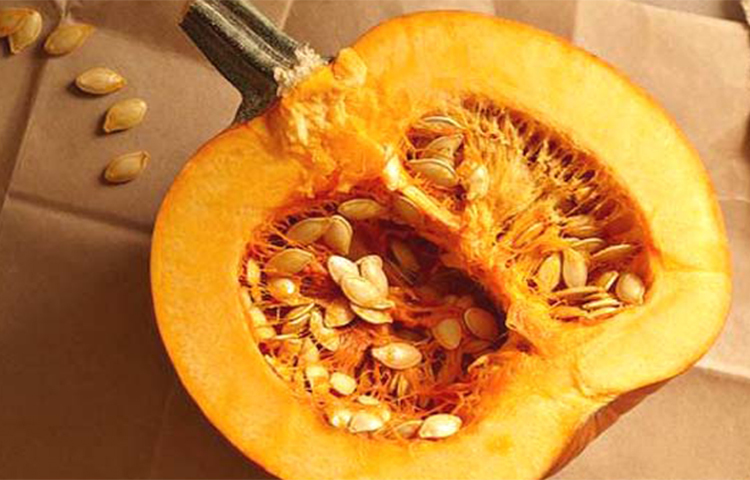 কুমড়া বীজে রয়েছে প্রচুর পরিমাণে ক্যালসিয়াম, জিঙ্ক আর ম্যাগনেসিয়াম যা অস্টিওপোরোসিসের মতো হাড়ের সমস্যা নিরাময়ে সাহায্য করে।