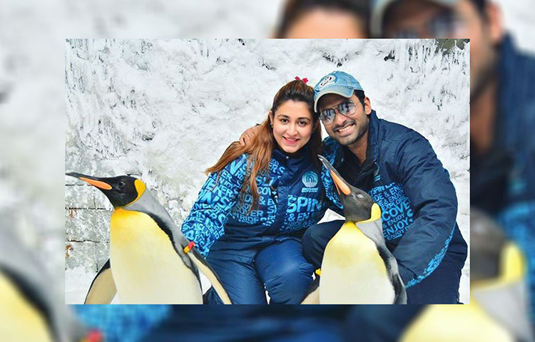 ‘স্কি’ করেছেন একসঙ্গে। ছবির পাশাপাশি সেই অভিজ্ঞতার ভিডিও শেয়ার করেছেন অঙ্কুশ।