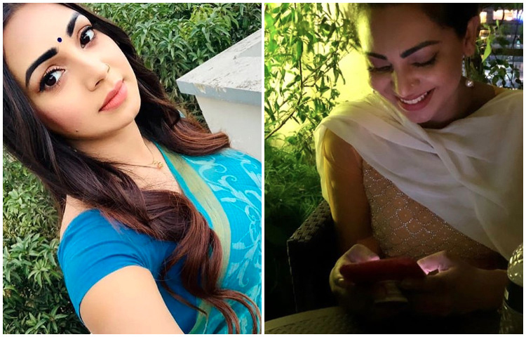 সেলফি তোলা ও সোশ্যাল মিডিয়ায় ব্যস্ত প্রভা। ছবি: ইন্সটাগ্রাম