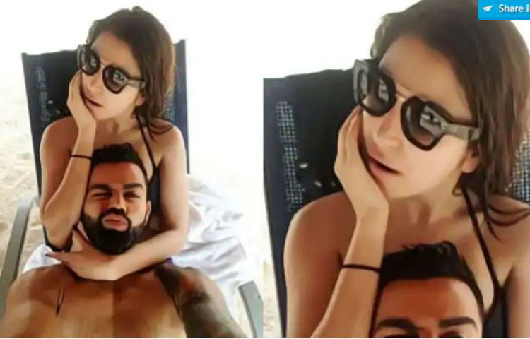 আনুশকা-বিরাটের ঘনিষ্ঠ সেলফি। সম্প্রতি ক্যারিবিয়ান সফর সেরে ফেরেন বিরাট কোহলি। সফর চলাকালীন সস্ত্রীক ছবি শেয়ার করতে দেখা যায় ভারতের ক্রিকেট ক্যাপ্টেনকে।