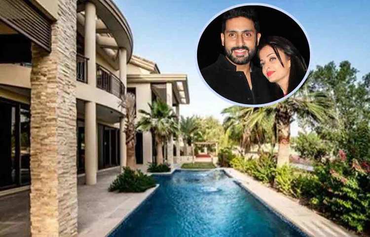 দুবাইতে স্যাংচুয়ারি ফলসে অভিষেক ও ঐশ্বরিয়া বচ্চনের বাংলোটি ঠিক যেন একটা রিসোর্ট। সুইমিং পুল, ল্যান্ডস্কেপ গার্ডেন, কী নেই তাতে! প্রায় ১১ হাজার বর্গফুট জায়গা জুড়ে ছড়িয়ে রয়েছে সেই বাংলো। আর তার বাজারদর ৬৮ কোটি ৩০ লাখেরও বেশি।