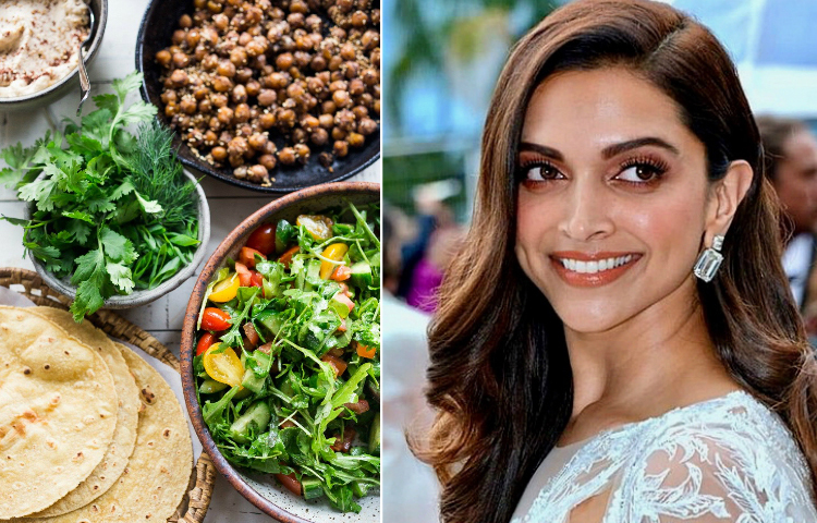 রাতে খান সবজি, রুটি এবং সবুজ সালাদ।