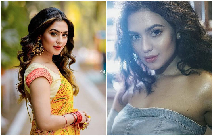 ট্রাডিশনাল ও আধুনিক পোশাকে ফারিয়া।