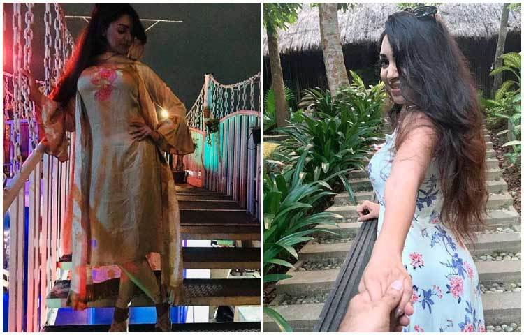 ফটোশুটে প্রভা। প্রভা এখন সামাজিক যোগাযোগ মাধ্যমে বেশ সক্রিয়।