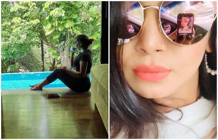 অবসরে প্রশান্তির ছোঁয়া পেতে প্রভার চেষ্টা।