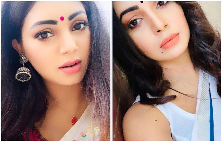 শাড়িতে প্রভার রূপ।