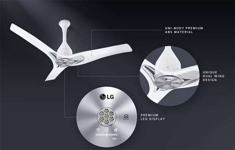 এই ফ্যানে রয়েছে ইনস্ট্যান্ট অফ থিংস (IoT) সাপোর্ট। এর ফলে বড় ঘরেও সমান এয়ার ফ্লো দেয়। এই ফ্যানে রয়েছে ডুয়াল ওয়িং ফ্যান ব্লেড। এছাড়াও এই ফ্যানে আপনি পেয়ে যাবেন এলইডি ডিসপ্লে।