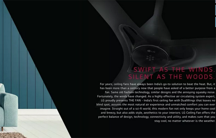 এই ফ্যানের ভিতরে রয়েছে অ্যাডভানস ইনভার্টার মোটর, এর ফলে এই ফ্যানের সেফটি, ডিউরেবিলিটি আর রিলায়বিলিটি অনেক বেশি।